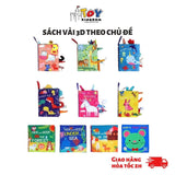 Đồ Chơi Sách Vải 3D Theo Chủ Đề TOYKINGDOM - Dành Sự Phát Triên Cho Bé Trên 3th