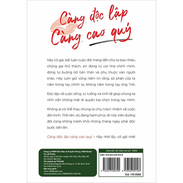 Càng Độc Lập Càng Cao Quý