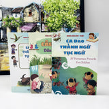 [Song Ngữ Anh - Việt] Bộ 3 Sách Ca Dao – Tục Ngữ & Câu Đố Dân Gian