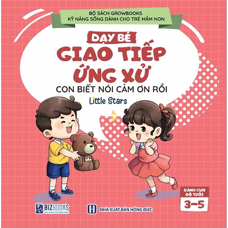 Bộ sách Growbooks kỹ năng sống dành cho trẻ Mầm Non