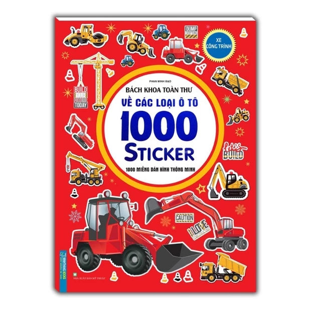 Sách - Combo Bách khoa toàn thư về các loại ô tô - 1000 miếng dán hình thông minh (4 cuốn )