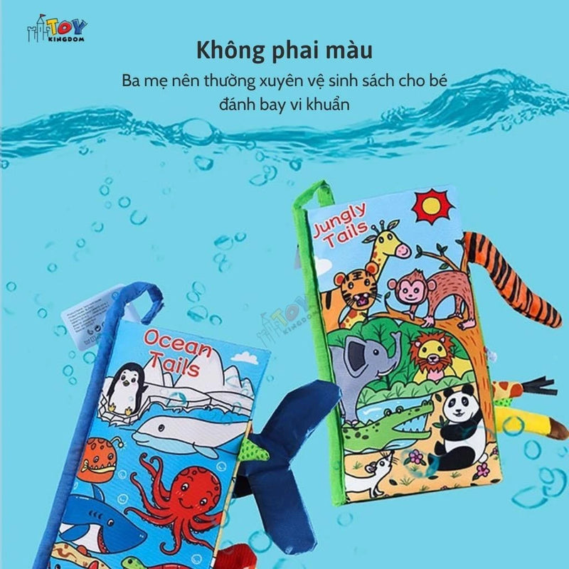 Đồ Chơi Sách Vải 3D Theo Chủ Đề TOYKINGDOM - Dành Sự Phát Triên Cho Bé Trên 3th