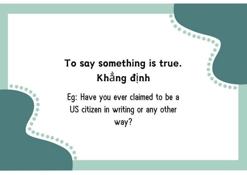 Flashcard Từ Vựng Cho Thường Trú Nhân  (Tặng kèm bộ tài liệu 100 câu Civics + Cẩm nang ôn thi + file nghe)