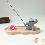 Khay Tượng Đỡ Hương Trầm