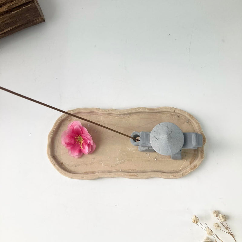 Khay Tượng Đỡ Hương Trầm