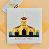 Thiệp Quilling Card giấy xoắn phong cảnh Việt Nam