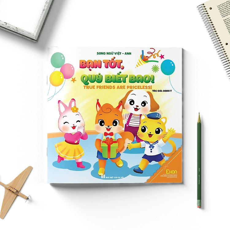 [Song Ngữ Anh - Việt] Ehon Ươm Mầm Kĩ Năng Sống (Bộ 10 Cuốn) - Dành Cho Trẻ 0-6 Tuổi