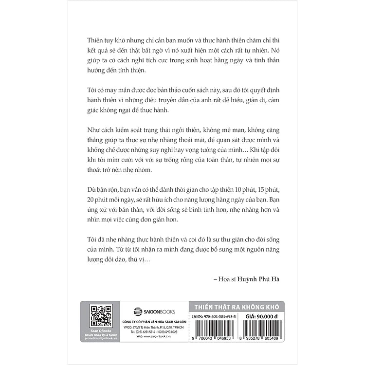 Thiền Thật Ra Không Khó (Ai Cũng Có Thể Hành Thiền)