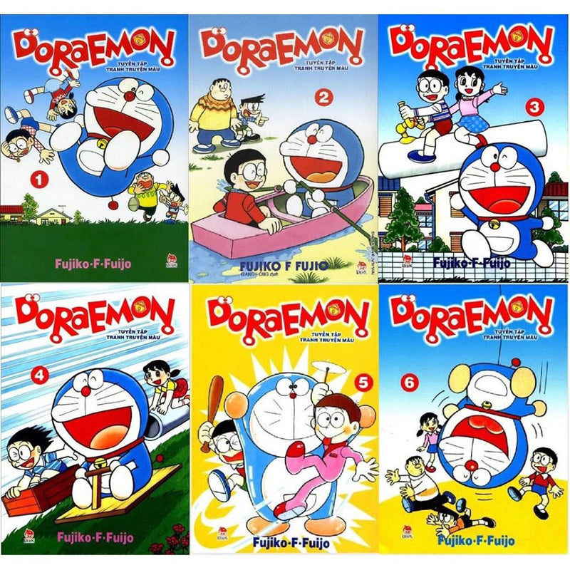 Truyện tranh Doraemon - Tuyển tập tranh truyện màu trọn bộ 6 tập
