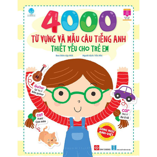 Sách 4000 từ vựng và mẫu câu tiếng Anh thiết yếu cho trẻ em