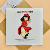 Thiệp Quilling Card giấy xoắn phong cảnh Việt Nam