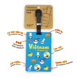 Thẻ tag hành lý vali túi xách balo