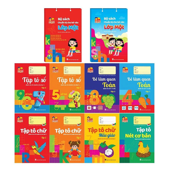 Chuẩn Bị Cho Bé Vào Lớp 1 (Bộ 8 Cuốn)