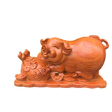 Tượng Con Heo Gỗ Hương