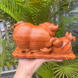 Tượng Con Heo Gỗ Hương