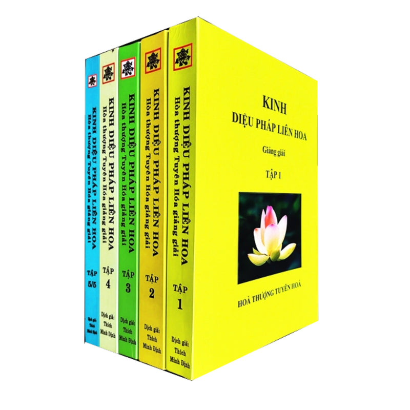 Kinh Diệu Pháp Liên Hoa Giảng Giải ( Trọn Bộ 5 Tập )