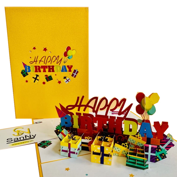 Thiệp sinh nhật 3D