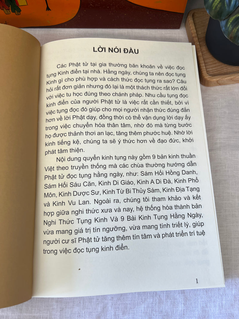 Nghi thức tụng kinh và 9 bài kinh tụng hàng ngày
