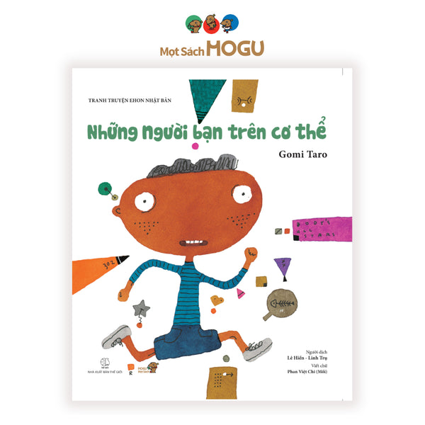 Sách cho bé từ 3 tuổi - Phát triển sáng tạo Những người bạn trên cơ thể (Truyện tranh Ehon Nhật Bản)