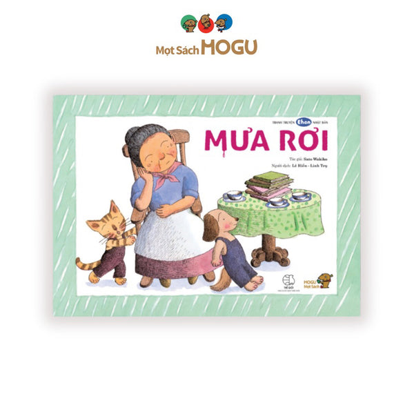 Sách cho bé từ 3 tuổi - Phát triển tư duy Mưa Rơi (Ehon Nhật Bản)