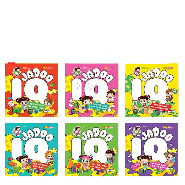 Combo 6 tập JADOO IQ - Học Mà Chơi
