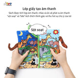 Đồ Chơi Sách Vải 3D Theo Chủ Đề TOYKINGDOM - Dành Sự Phát Triên Cho Bé Trên 3th