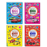 Sách - Combo Bách khoa toàn thư về các loại ô tô - 1000 miếng dán hình thông minh (4 cuốn )
