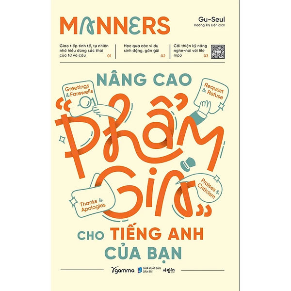 MANNERS - Nâng cao phẩm giá cho tiếng anh của bạn