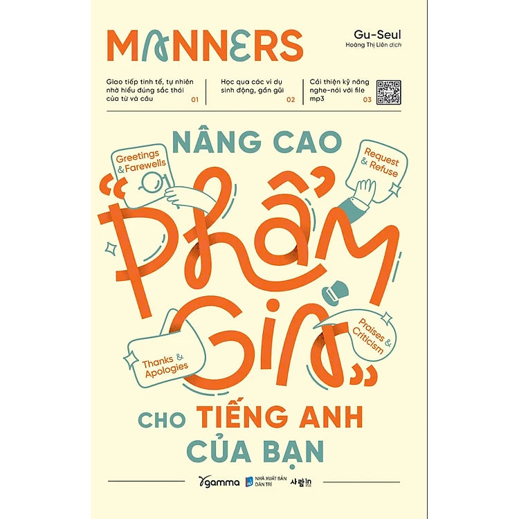 MANNERS - Nâng cao phẩm giá cho tiếng anh của bạn