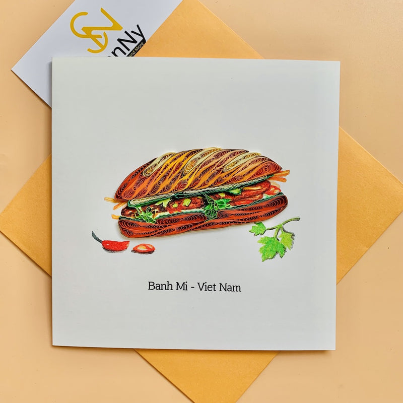 Thiệp Quilling Card giấy xoắn phong cảnh Việt Nam