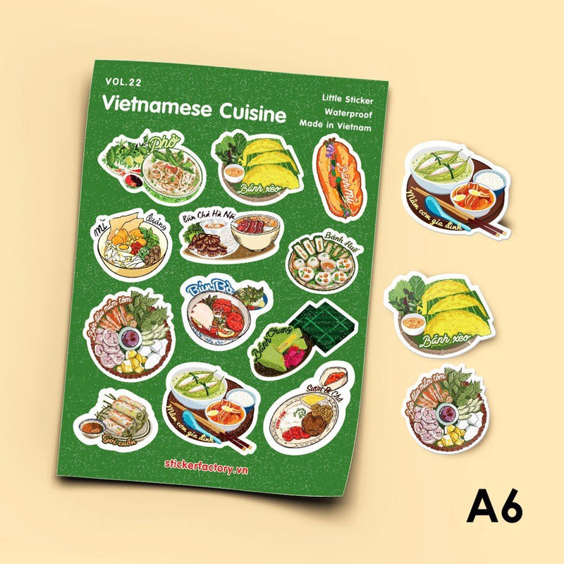 Sticker hình ảnh lưu niệm Việt Nam