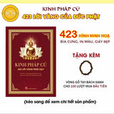 Sách Kinh Pháp Cú - in màu 423 hình minh họa bìa cứng cao cấp