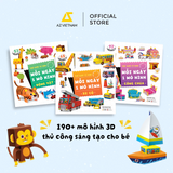 Sách mô hình sáng tạo cho bé - Combo 3 cuốn mỗi ngày một mô hình - Giúp bé phát triển tư duy