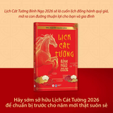 Sách Lịch Cát Tường Bính Ngọ 2026