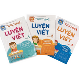 Sách - Combo 3 Quyển Luyện Viết Hành Trang Cho Bé Tự Tin Vào Lớp 1 - Vở Tập Viết Chữ Ô Ly