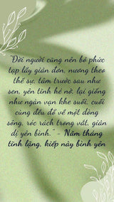 Năm Tháng Tĩnh Lặng, Kiếp Này Bình Yên