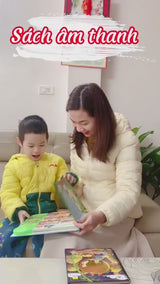 Sách âm thanh - Thế giới động vật - Bản đặc biệt 30 nút và lật mở tương tác cho trẻ từ 0 - 6 tuổi