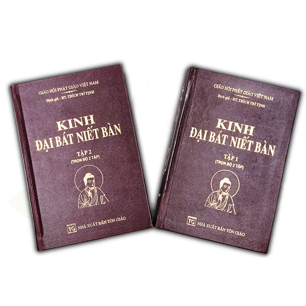 Sách - Kinh Đại Bát Niết Bàn - Bìa Da ( Trọn Bộ 2 Tập )