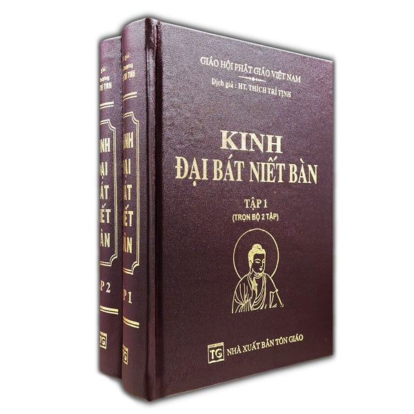 Sách - Kinh Đại Bát Niết Bàn - Bìa Da ( Trọn Bộ 2 Tập )
