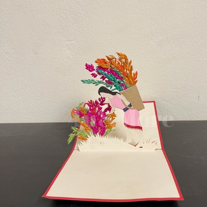 Thiệp nổi 3D cảnh vật con người Việt Nam