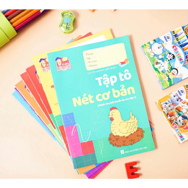Sách - Bộ 10 quyển luyện viết tập tô chữ cho bé mẫu giáo mầm non Tặng 2 bút chì+ gọt+ Tẩy