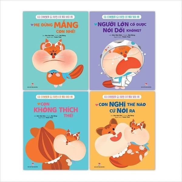 Sách - COMBO CÓ CHUYỆN GÌ HÃY CỨ NÓI VỚI MẸ (4 QUYỂN)
