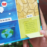 Sách tương tác lật mở - Trái Đất của chúng ta - Lift the flap - Planet Earth - Dành cho trẻ 5 - 12 tuổi - Đinh Tị Books