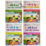 Bộ 4 Quyển Vở Ô Ly Tập Tô & Viết Chữ Thường (Bé 4-6 Tuổi)