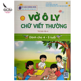 Bộ 4 Quyển Vở Ô Ly Tập Tô & Viết Chữ Thường (Bé 4-6 Tuổi)