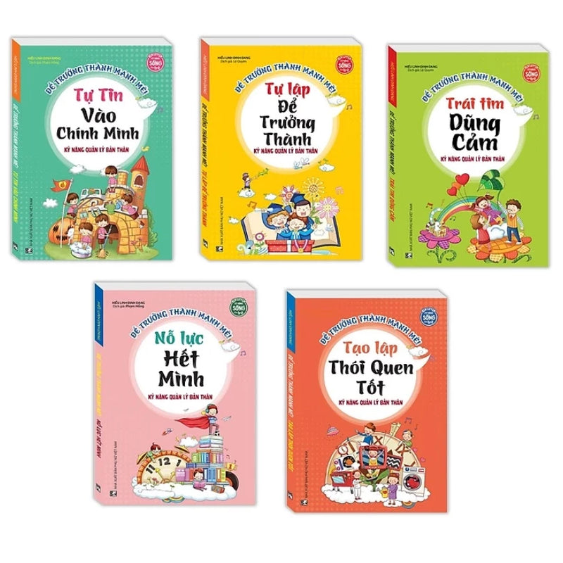 Sách - Combo Để trưởng thành mạnh mẽ ! Kỹ năng quản lý bản thân ( 5 cuốn)