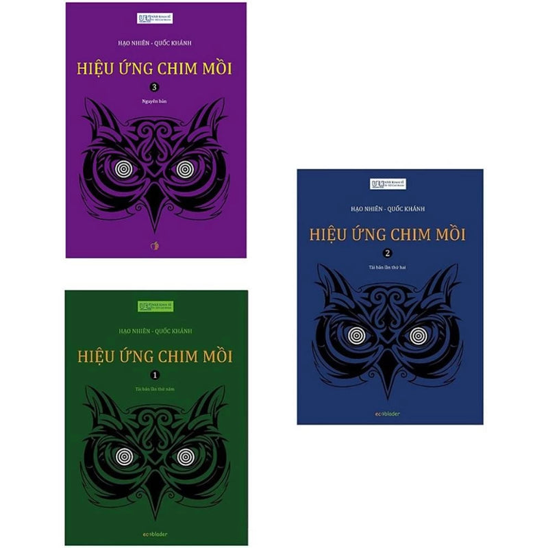 Sách Combo 3 Cuốn: Hiệu Ứng Chim Mồi Tập 1 + 2 + 3 - Quốc Khánh, Hạo Nhiên