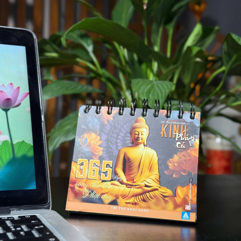 Lịch Bàn Kinh Pháp Cú - Trí Tuệ Khai Sáng, 365 Ngày Sống Theo Lời Phật Dạy