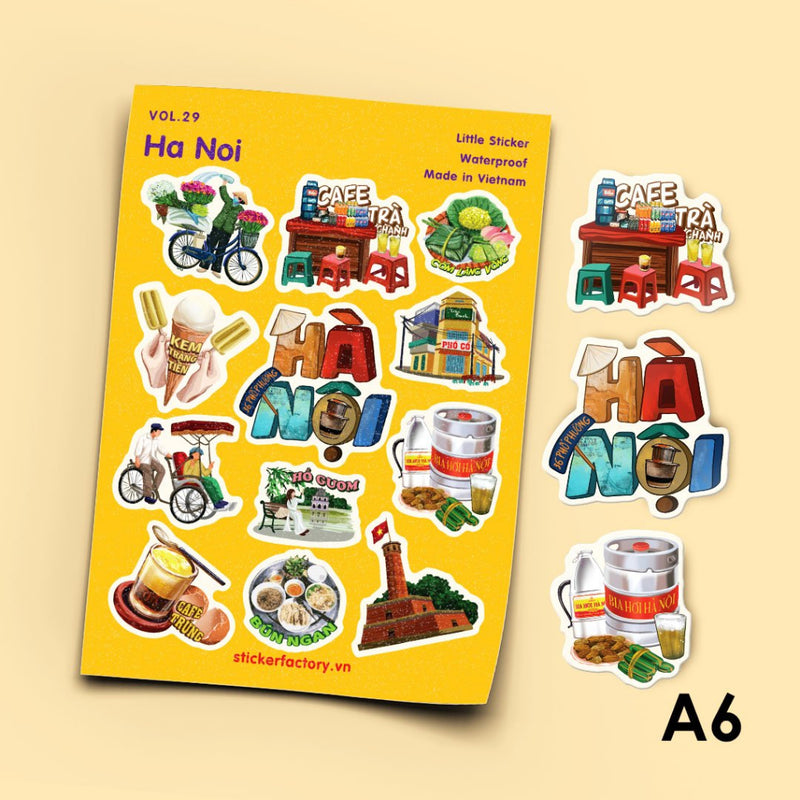 Sticker hình ảnh lưu niệm Việt Nam