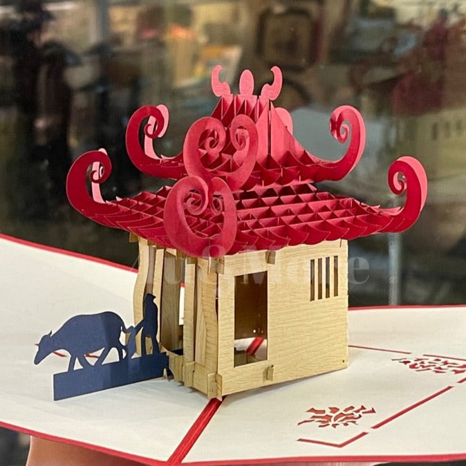 Thiệp giấy 3D mô hình Phong Cảnh Việt Nam